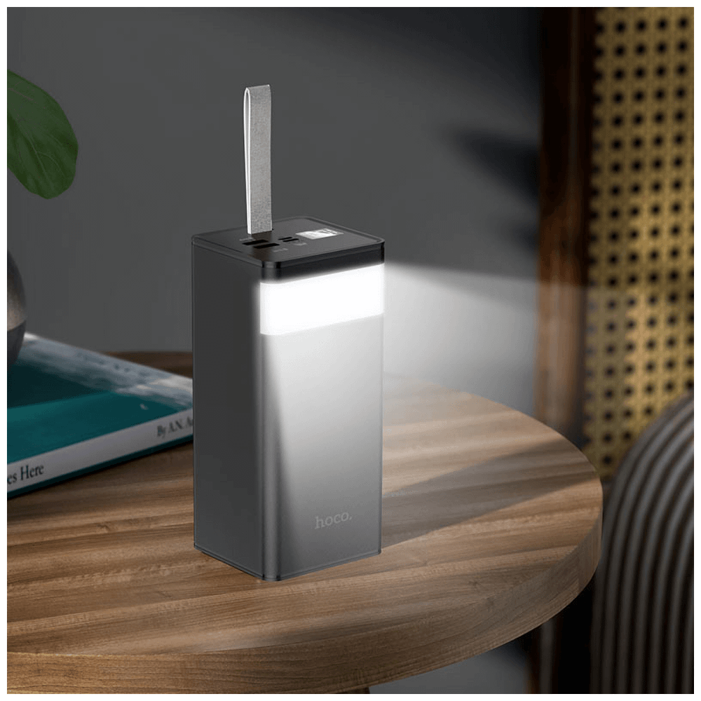 hoco. Punjač prijenosni sa lampom, 50000mAh, brzi QC/PD, 3A - J86A Powermaster slika 5