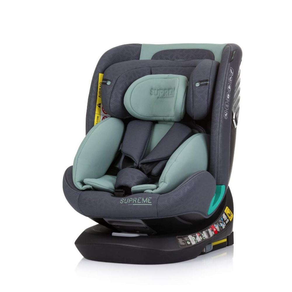 Chipolino Autosjedalica Supreme i-Size 40-150cm Isofix Stksu02404pg, Pastel Green slika 1