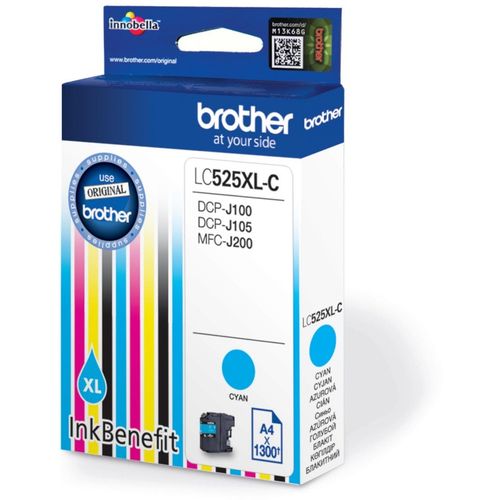 INK JET BROTHER LC525XLC CYAN 1.3K slika 1