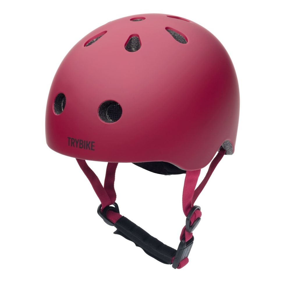 TRYBIKE Kaciga za djecu WildBerry Red, S/M (51-56cm)  slika 1