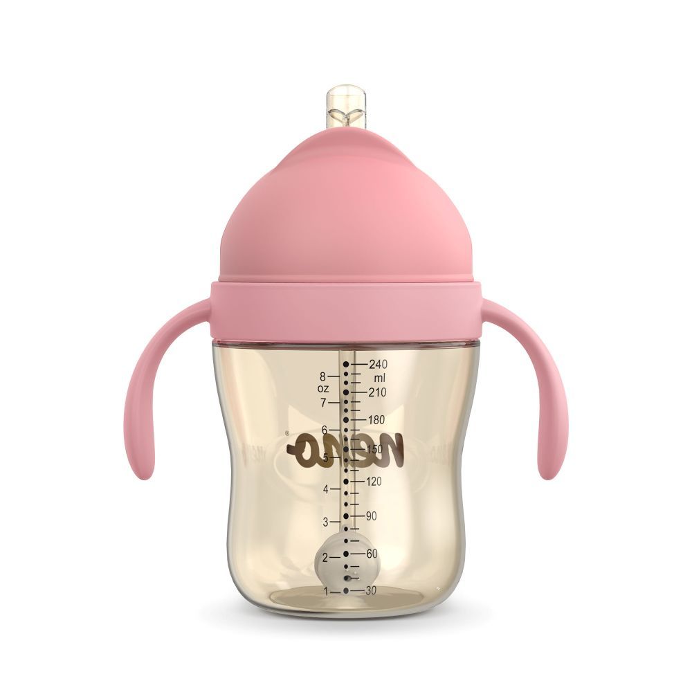 NENO BEBESITO bočica sa slamkom 240 ml, roza slika 5