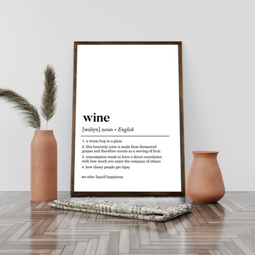 Wallity Slika dekorativna uokvirena, Wine slika 3