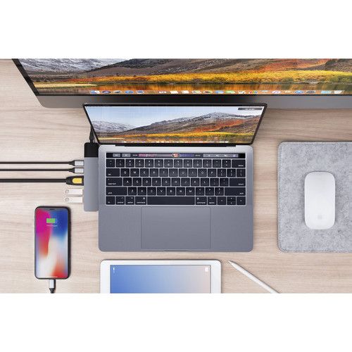 HyperDrive, NET 6 u 2 USB-C HUB, za MacBook Pro, 2xUSB-C PD 100W+60W slika 3