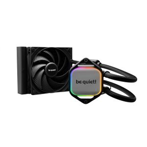 be quiet! BW016 PURE LOOP 2, 120mm [with Mounting Kit for Intel and AMD], Doubly decoupled PWM pump, Pure Wings 3 PWM fan 120mm, Unmistakable design with ARGB LED and aluminum-style