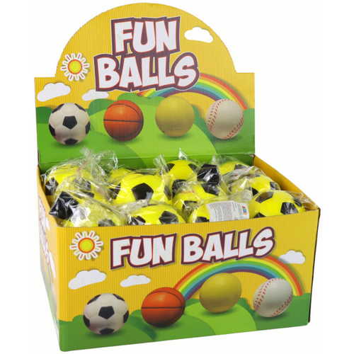 Nogometna lopta s Jojo gumicom za odskakanje, 6 cm, žuta slika 3