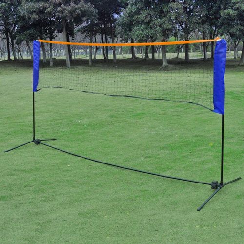 Set za Badminton s Mrežom i Lopticama 300x155 cm slika 9