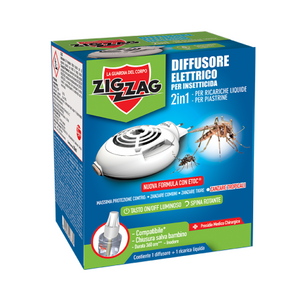 ZIG ZAG električni dispenzer + tekućina za komarce refill 30ml
