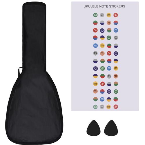 Set dječjeg ukulelea Soprano s torbom boja svijetlog drva 21 " slika 29