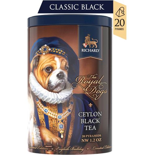 RICHARD Tea Royal Dogs Bulldog - Fini cejlonski crni čaj, pakovanje od 20 piramida 111464 slika 1