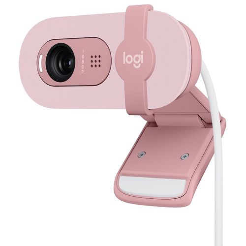 Logitech Brio 100 Full HD Webcam - Rose - USB slika 1