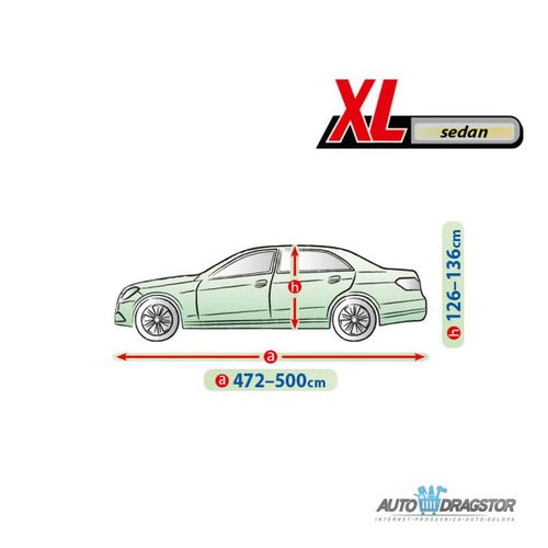 CERADA ZA AUTOMOBIL XL SEDAN,D 472-500CM,V 126-136CM slika 2