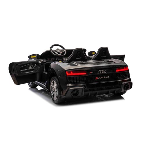 Licencirani auto na akumulator Audi R8 Spyder LIFT - dvosjed - crni slika 8