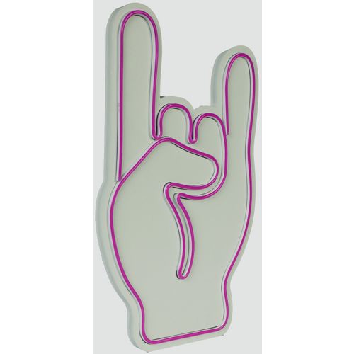 Wallity Ukrasna plastična LED rasvjeta, Rock N Roll Sign - Pink slika 5