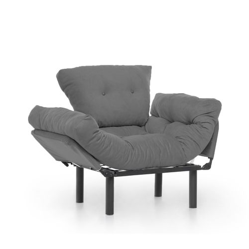 Atelier Del Sofa Fotelja, Sivo, Nitta Single - Grey slika 5