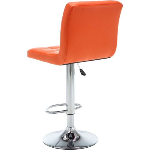 Barski stolci od umjetne kože 2 kom narančasti slika 13