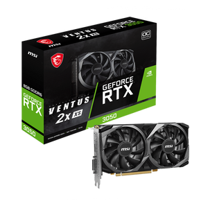 MSI Video Card NVidia RTX 3050 VENTUS 2X XS 8G OC 