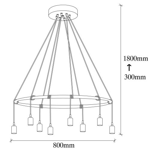 Opviq Salkım - 3111 Crni Luster slika 3