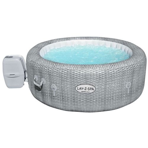 Masažni bazen-Jacuzzi na napuhavanje Bestway 196*71cm - sivi sa detaljima slika 2