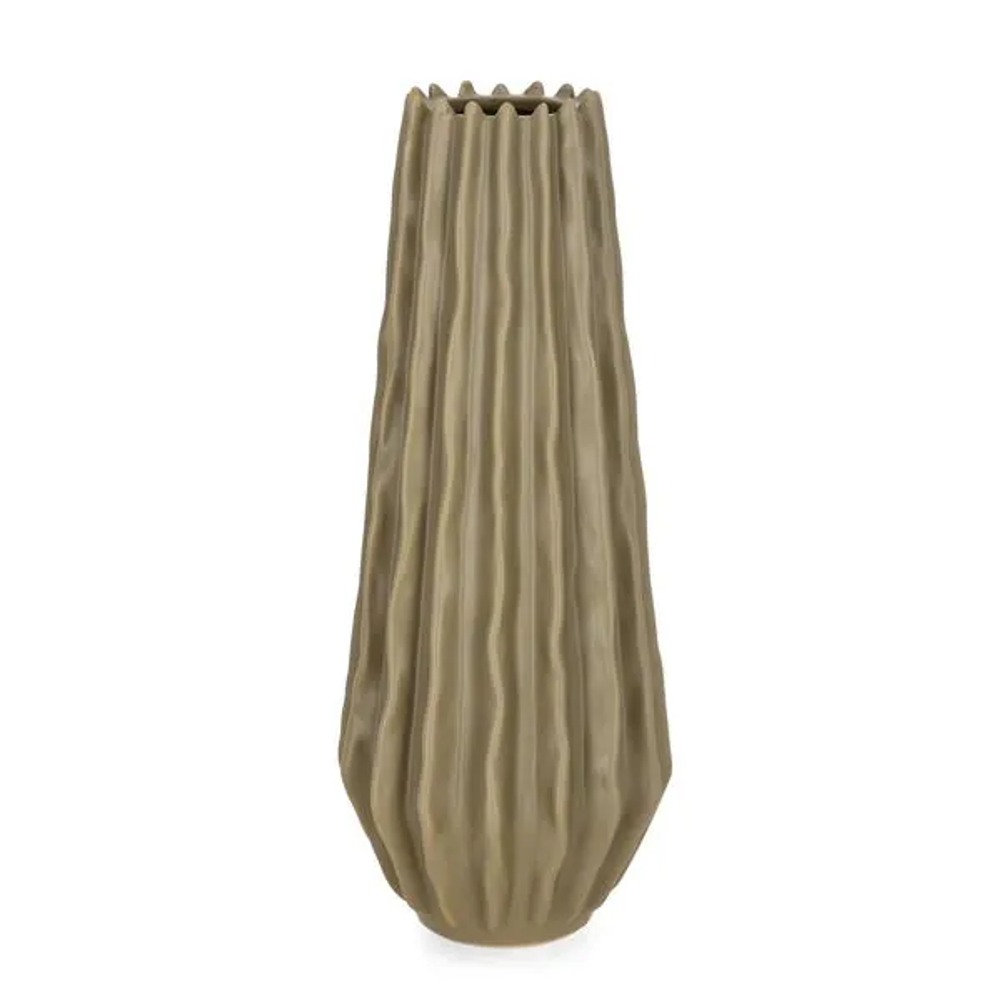 Bizzotto Vaza Eldar 12,5 × 33 cm tortora slika 1