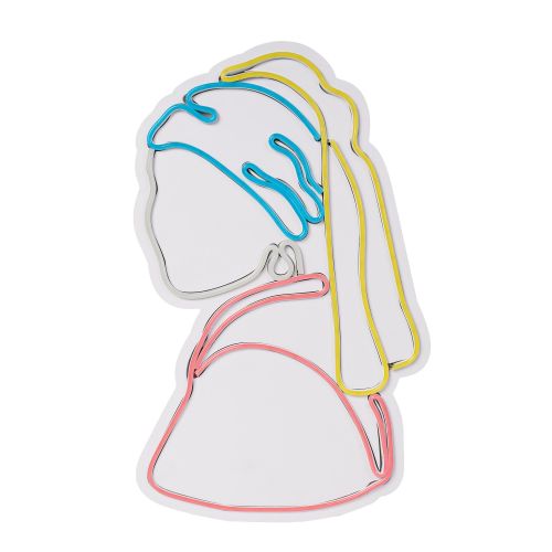 Wallity Ukrasna plastična LED rasvjeta, Girl With A Pearl Earring Pinky slika 6