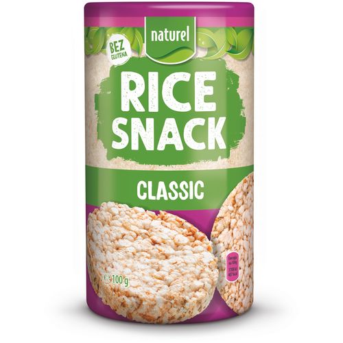 Naturel rice snack classic 100g slika 1