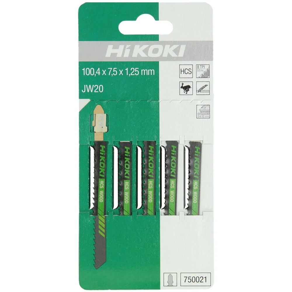 Hikoki list za ubodnu pilu set 5/1 750021 (100,4 / 75,0 x 7,5 x 1,25 mm) slika 1