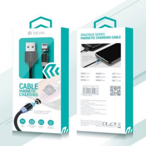 USB Devia Gracious Series Magnetic Cable Micro crna slika 1