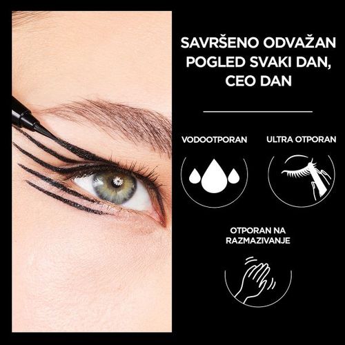 L'Oréal Paris Infaillible Grip 36H Micro Fine Eyeliner​ 01 Obsidian  slika 5