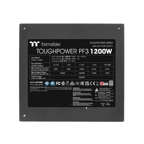 Thermaltake napajanje TOUGHPOWER PF3 1200W slika 4