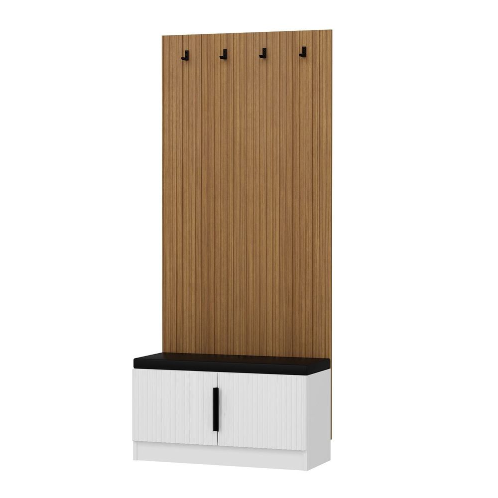 Hall stand Noah - 8323, bijela boja slika 6