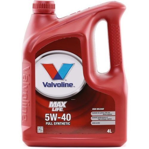 Motorno ulje 5W40 Valvoline Max Life 4 L slika 1