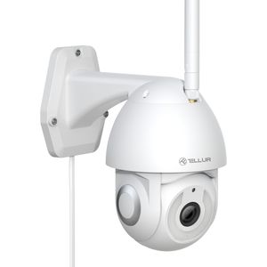 TELLUR SMART WIFI OUTDOOR CAMERA, 3MP, UltraHD, Automatsko praćenje, PTZ, Bijela