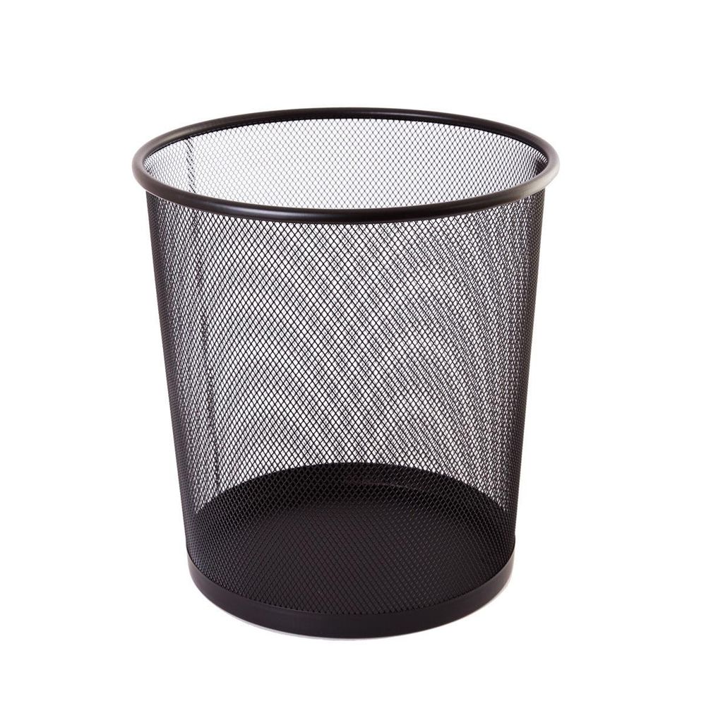 TipTop Office Kanta za Smeće Metal 12l, Crna slika 1
