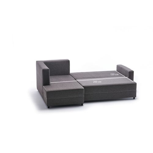 Atelier Del Sofa Kutna garnitura na razvlačenje, Smeđa, Ece Left - Brown slika 7