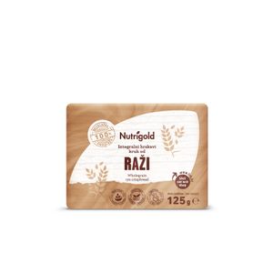 Nutrigold Integralni hrskavi kruh od raži - Bez šećera 125g 