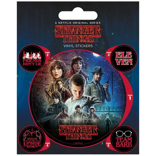 Stranger ThIngs (One Sheet) VInyl Sticker slika 1