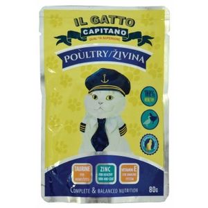 Il Capitano hrana za mačke, živina - jetra 80g