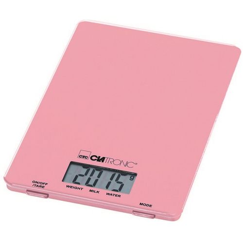 Kuhinjska vaga CLATRONIC - KW3626 PINK 5kg, LCD display slika 1