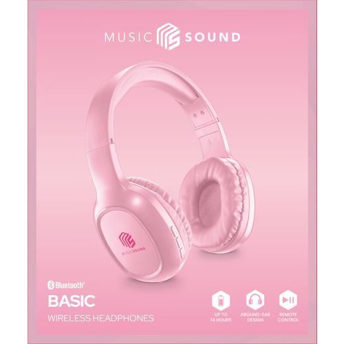 Cellularline Bluetooth slušalice  Music Sound pink slika 2