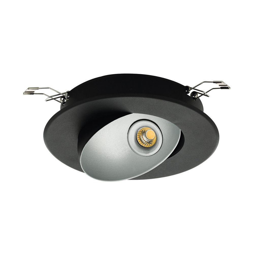Eglo ugradbena rasvjeta ronzano 1 led 5w 3000k 480lm crno, srebrno o165mm slika 1