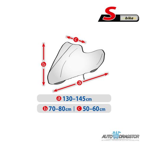 CERADA ZA BICIKLE VELIČINA S,DUŽINA 130-145CM slika 4