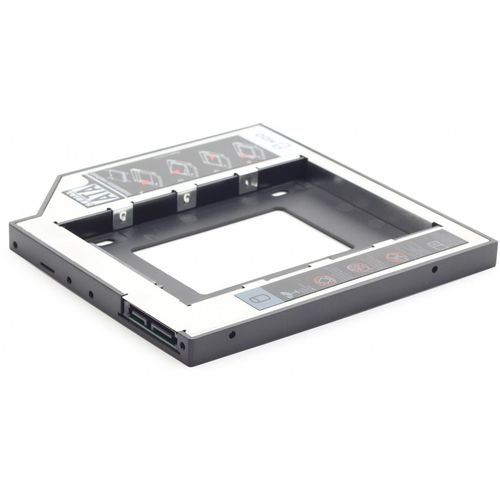 Gembird MF-95-01 Slim mounting frame (adapter, caddy)  for 2.5'' HDD/SSD to 5.25'' bay, up to 9.5 mm slika 2