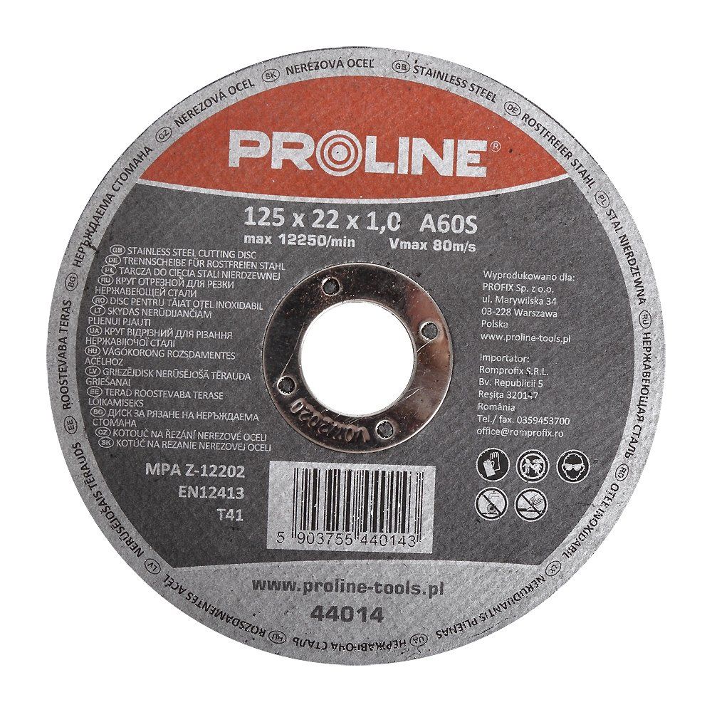 Proline Rezna ploča 125x1.2x22mm A60S 44012 slika 1