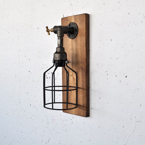 Pp171 Wooden Wall Lamp slika 3