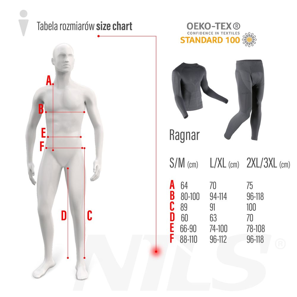 Bts0060 termoaktivne sive muške hlače 2xl/3xl ragnar nils slika 4