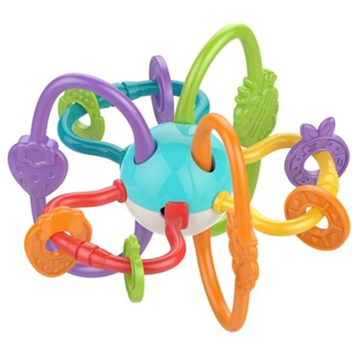 BBO Toys Igračka Za Bebe Lopta/Glodalica Sa Voćkicama 0M+ (HE0190) slika 1