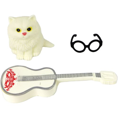 Lutka Emily s gitarom i bijelom macom slika 3