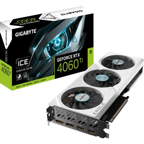 GIGABYTE nVidia GeForce RTX 4060 EAGLE OC ICE 8GB GV-N4060EAGLEOC ICE-8GD grafička karta slika 1