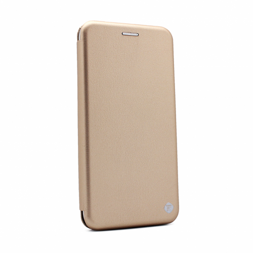 Torbica Teracell Flip Cover za Motorola Moto E7 zlatna slika 1