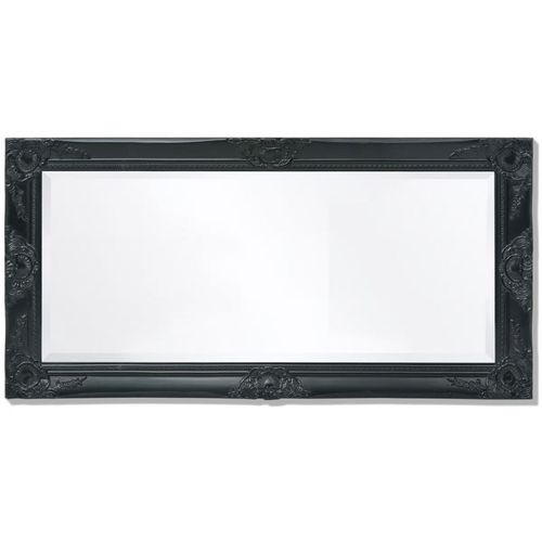 Zidno ogledalo Barokni stil 100x50 cm Crno slika 14